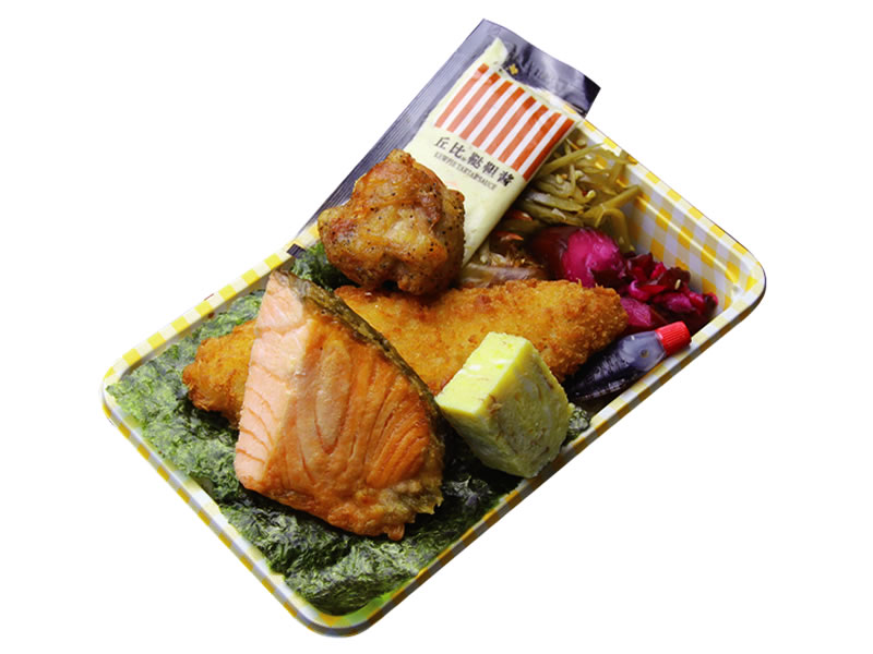 銀特製 焼き鮭のり弁当