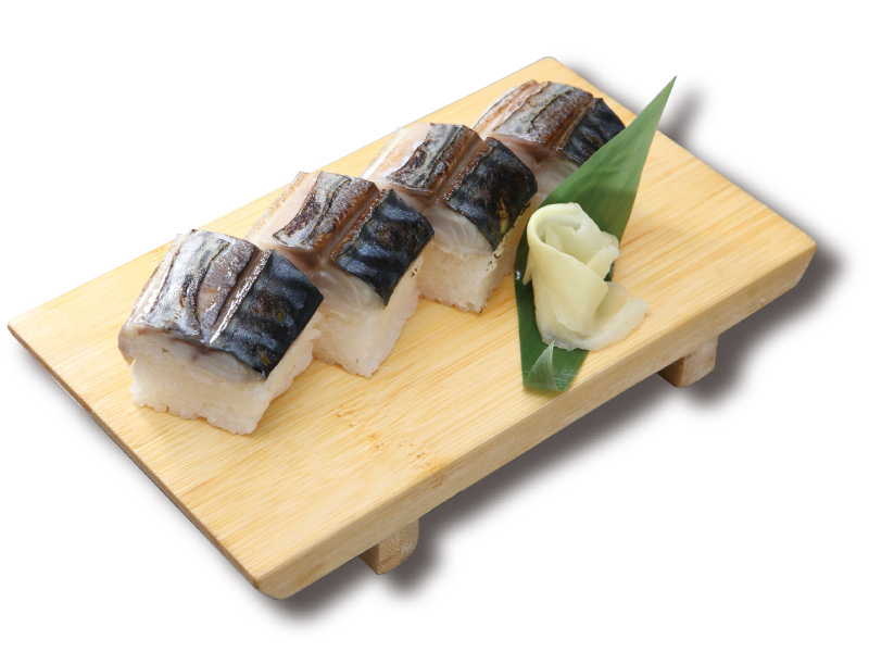 炙り〆鯖の棒寿司