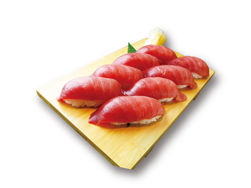 まぐろにぎり8貫