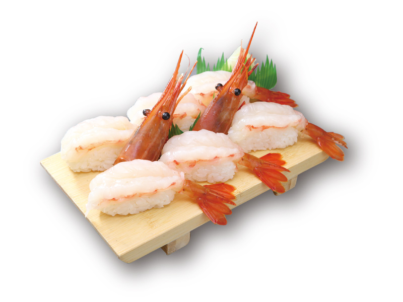 ぼたん海老にぎり6貫